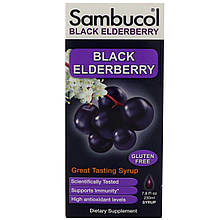 Сироп із чорної бузини Sambucol "Black Elderberry Syrup" оригінальна формула (230 мл)