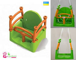 Гойдалка качеля Долоні салатова 0152/1 Doloni 3в1