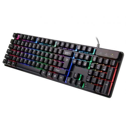 Клавіатура RIAS KR-6300 з підсвічуванням Black (4_00005)