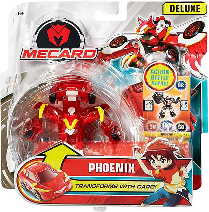 Машинка-трансформер Мекард Фенікс Делюкс / Mecard Deluxe Phoenix / Mattel оригінал, фото 2