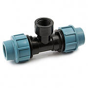 ПНД-трійник зовнішня різь 50х1 1/2х50 "Santehplast"