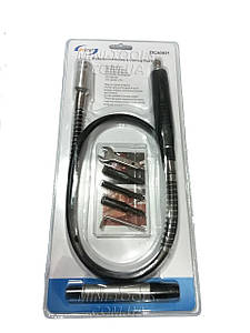 Гнучкий вал з двома наконечниками (ударний + різці)