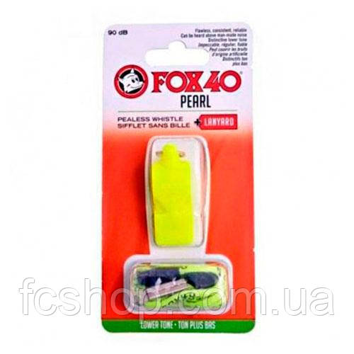 Свисток FOX 40 Original Whistle Pearl Safety 9703-1308, Салатовий, Розмір (EU) — 1SIZE