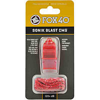 Свисток FOX 40 Whistle Sonic Blast CMG Official 9203-0108, Червоний, Розмір (EU) — 1SIZE