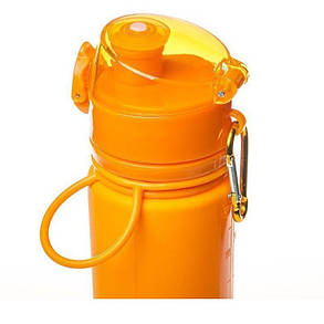 Пляшка силікон 700ml Tramp TRC-094-orange, фото 4