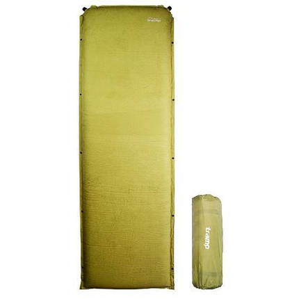 Килимок самонадувний Tramp комфорт з можливістю зістібання olive 190х65х9 UTRI-016, фото 1