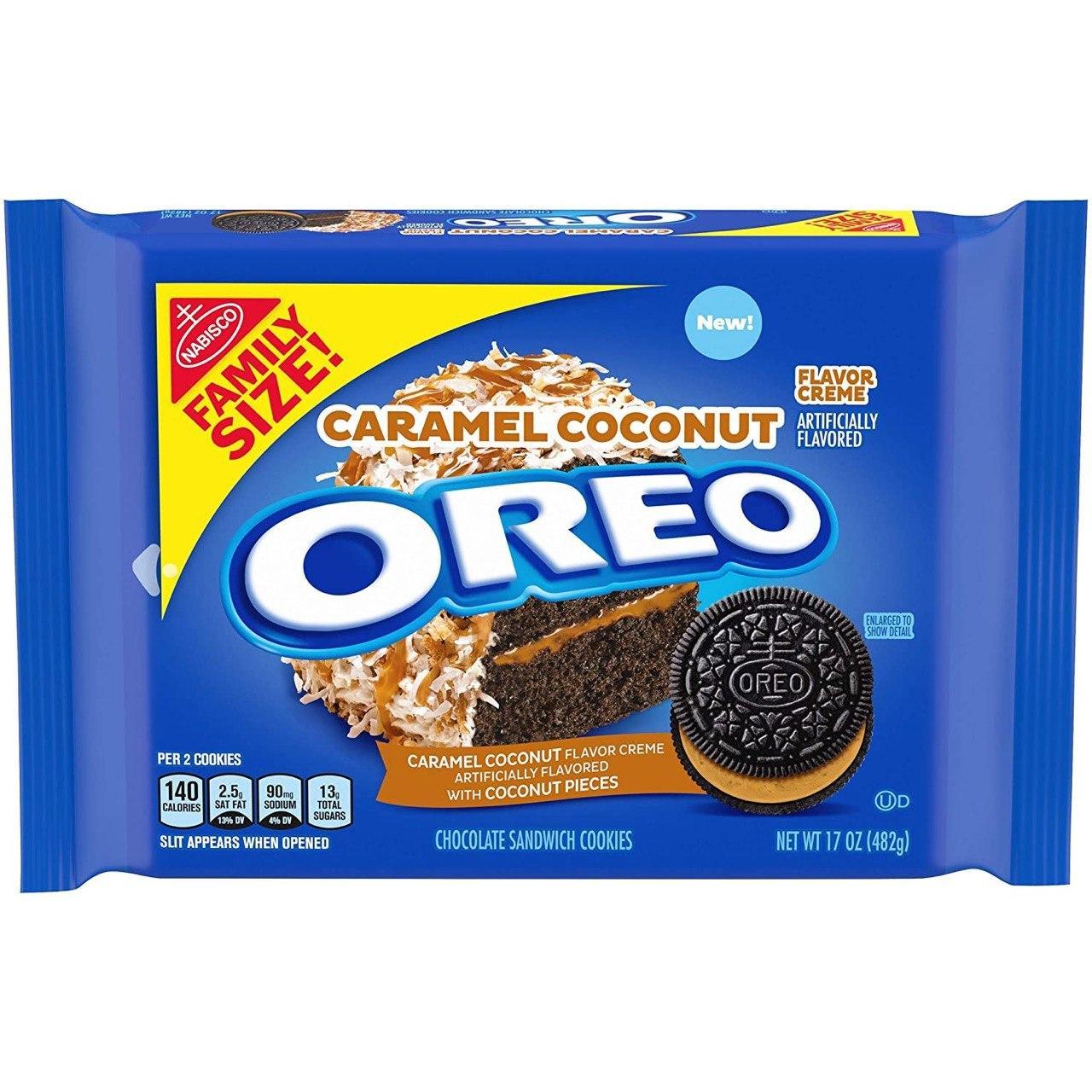 Печиво Oreo Caramel Coconut 482g