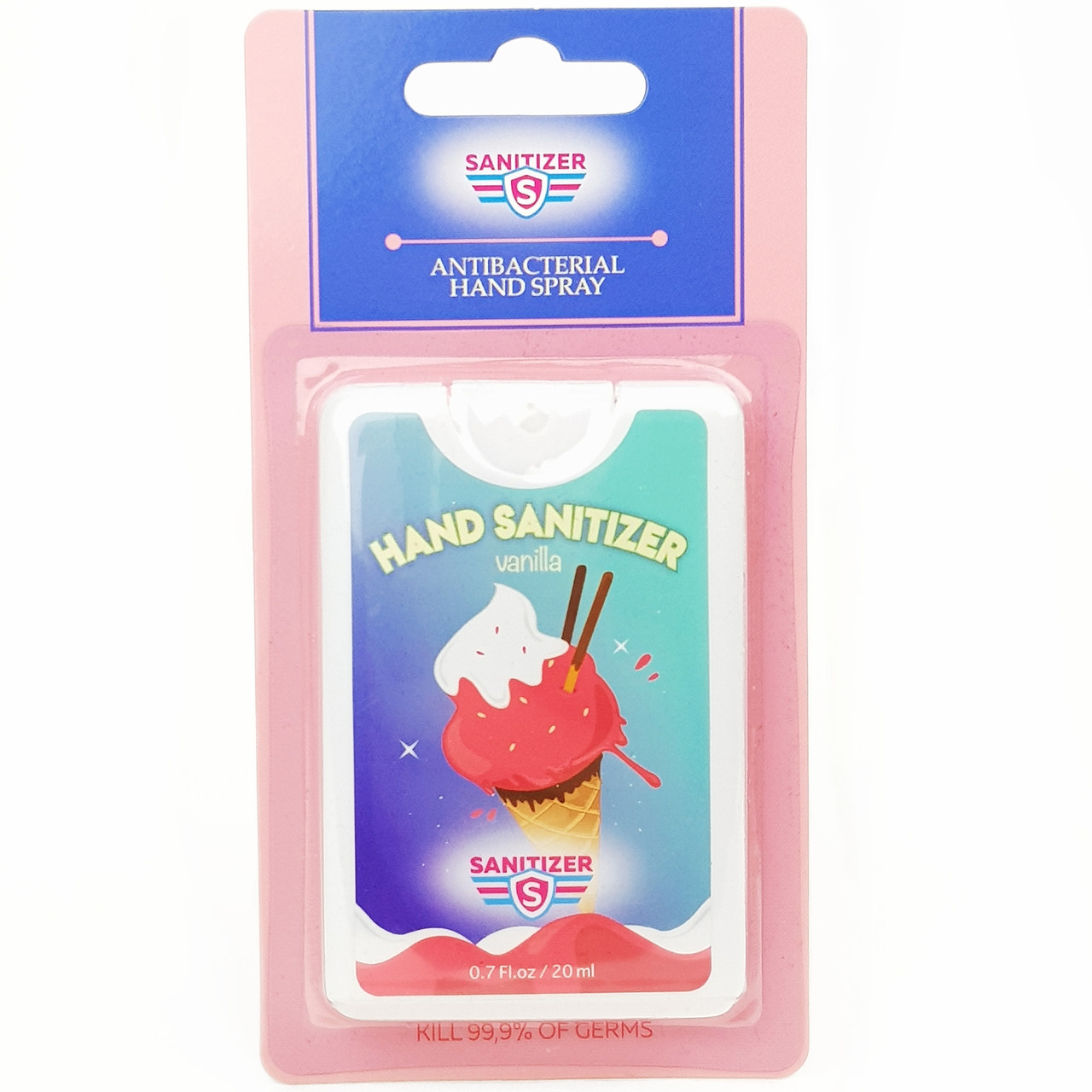 Спрей для рук антисептик Sanitizer Vanilla 20 мл 65% спирту