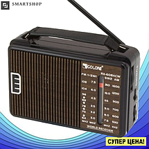 Радіоприймач GOLON RX-608AC - всехвильовий радіоприймач AM/FM/TV/SW1-2, фото 2