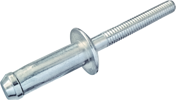 Заклепка 4,8х12 St/St усил., плоска головка/3.5-6 SARIVBULB, METALVIS Україна [9700S0000974812SP0], фото 1