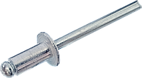 RF-Заклепка 4,8х12 Al/Al пл /6-8 ISO 1,42kN. RF-Заклёпка алюм./алюм. c плоской головкой [9700A0000974812A00]