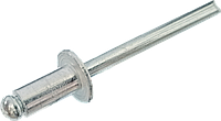 RF-Заклепка 6,4х16 Al/St пл /6-10 ISO 3,15kN. RF-Заклёпка алюм./сталь c плоской головкой [970000000976416000]