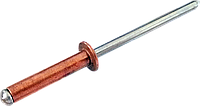 RF-Заклепка 4,0х6 Cu/St пл /2,5-3,5 ISO 1,8kN. RF-Заклёпка медь/сталь c плоской головкой [9700C000097400600C]