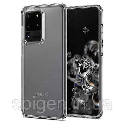 Чохол Spigen для Samsung Galaxy S20 Ultra, Liquid Crystal, Crystal Clear, фото 1