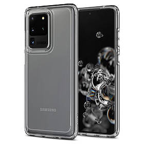 Чохол Spigen для Samsung Galaxy S20 Ultra серії Ultra Hybrid, Crystal Clear