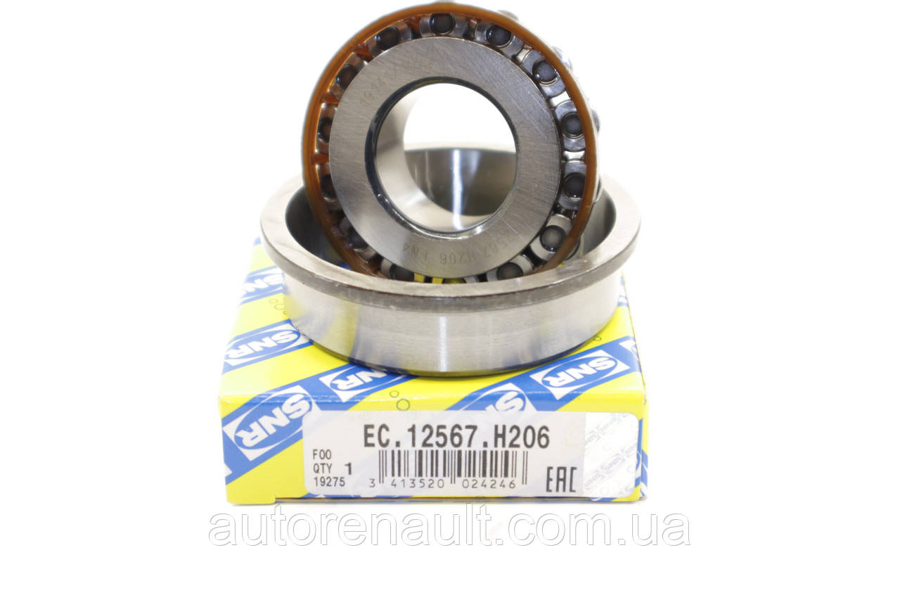 Підшипник КПП на Рено Логан (25X59/65,83X17,5) SNR (Франція) - EC12567H206