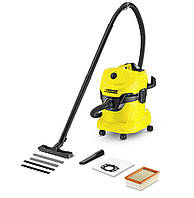 Пылесос хозяйственный KARCHER WD 4 (1.348-111.0) (для сухой уборки и сбора воды)