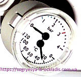 Терміноманометр 43 мм 0-4 bar 0-120 м. в складі (ф.у, EU) колів газових Ariston Uni, арт. 65100757, к.з. 0209/2, фото 3