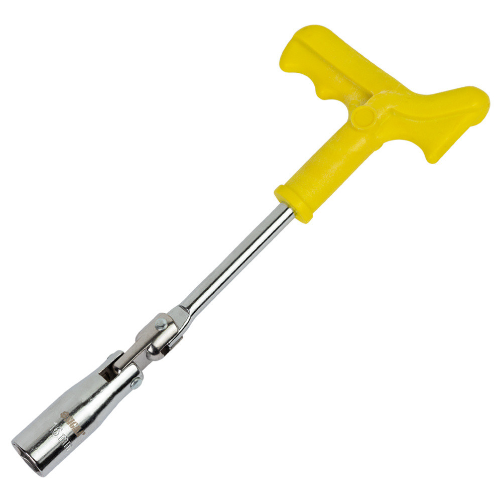 Ключ свічний з шарніром посилений 16мм SIGMA (6030321)