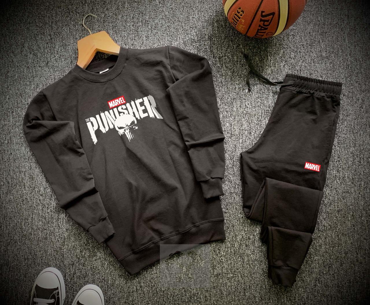 Спортивний костюм Punisher чорного кольору, фото 1