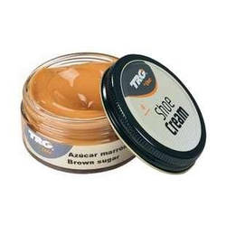 Крем для взуття No120 Brown Sugar (Карамель) з гладкої шкіри TRG Shoe Cream, 50 мл