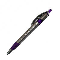 Ручка подарочная "Все могу... во Христе" Фил. 4:13 металлик фиолетовый клип