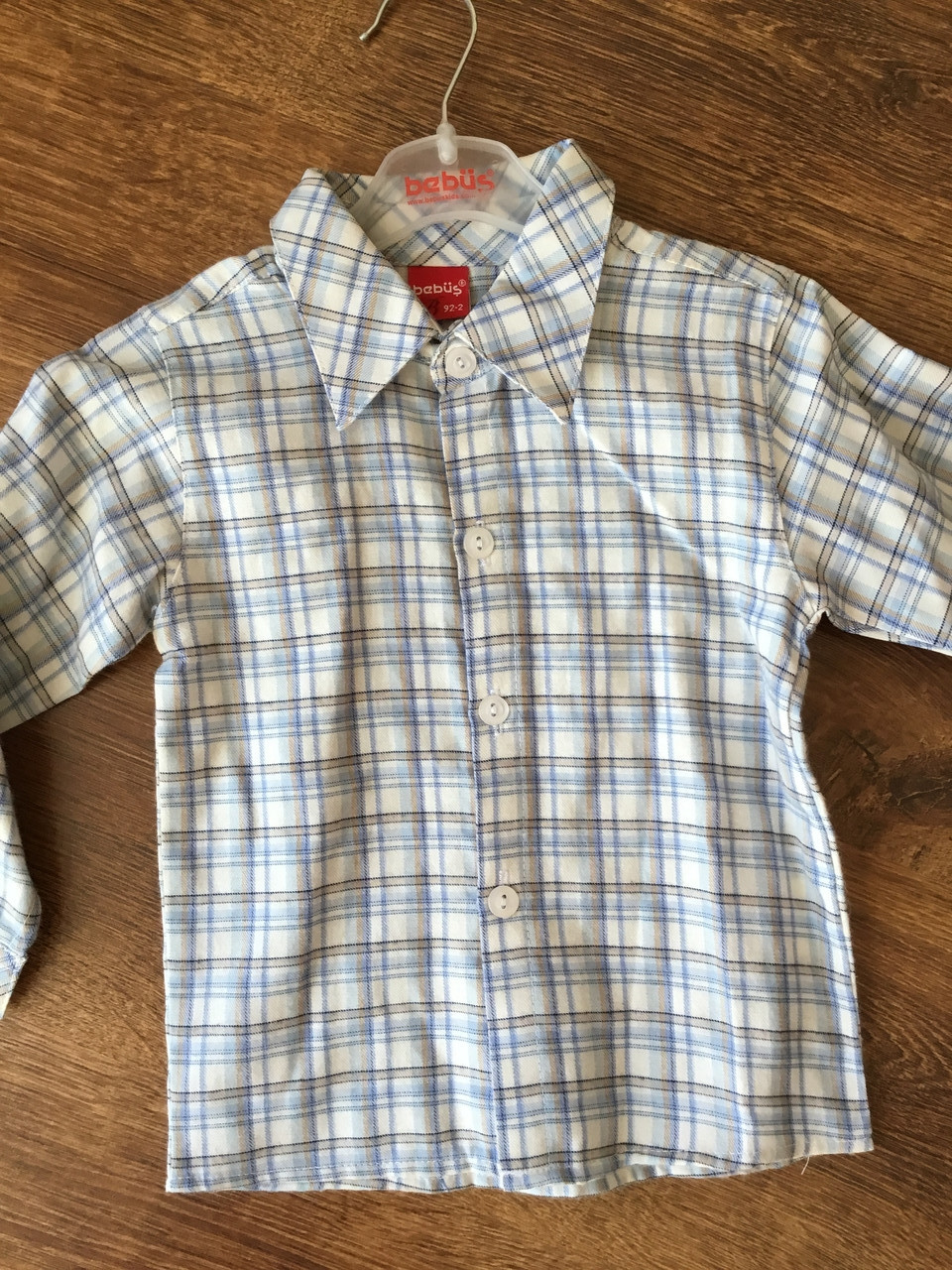 Модна сорочка для хлопчика на довгий рукав, фото 1