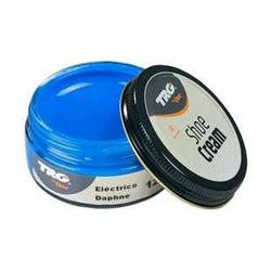 Крем для взуття No 122 Daphne (Електрик) з гладкої шкіри TRG Shoe Cream, 50 мл