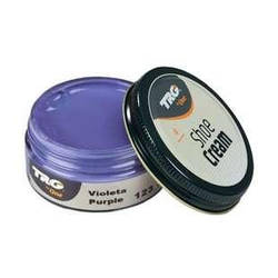 Крем для взуття No123 Purple (Фіалка) з гладкої шкіри TRG Shoe Cream, 50 мл