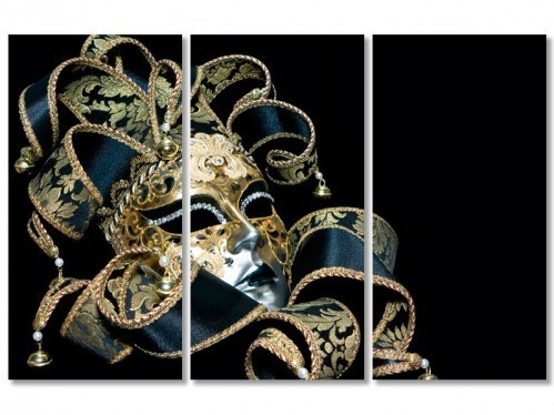 Модульная картина IDEAPRINT "Венецианская маска", фото 1