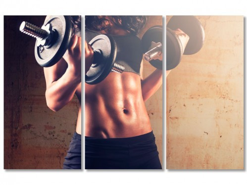 Модульна картина IDEAPRINT Спортсменка, фото 1