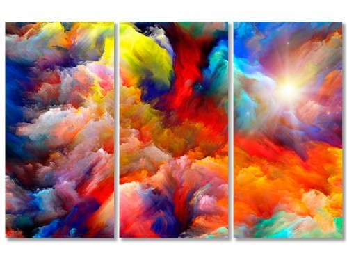 Модульна картина Вибух фарб, фото 1