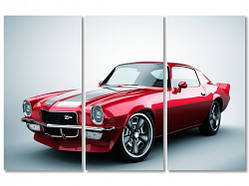 Модульна картина на холсті Червоне авто