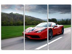 Модульна картина Червоне Фераррі Ferrari