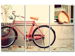 Модульна картина Вінтажний велосипед.