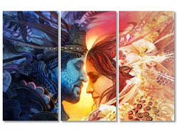 Модульна картина IDEAPRINT "Таємниці кохання"