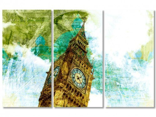 Модульна картина IDEAPRINT Біг Бен арт, фото 1