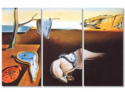 Модульна картина IDEAPRINT Сальвадор Дали "Дезінтеграція сталості пам'яті" репродукція