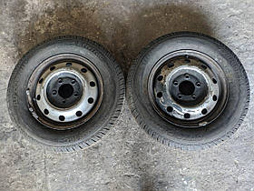 Резина з диском (комплект 2 шт.) 225/65/R16C Renault Master, Opel Movano 1998-2010, 7700314672 (Б/У)