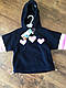 Кофта для дівчинки, з капюшоном і сердечками на грудях, фото 3