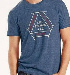 Чоловіча футболка Levis Graphic Tee — Dress Blues (M)