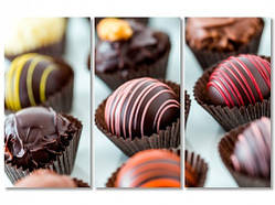 Модульна картина Шоколадні кекси