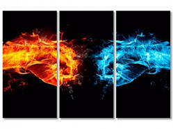 Модульна картина IDEAPRINT Удар