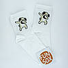 Шкарпетки білі з принтом "Деб. Собака", фото 2