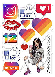 Вафельна картинка "Инстаграмм" - 1