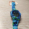 Спортивний дитячий годинник Skmei 1547 KIDS блакитний камуфляж, фото 7