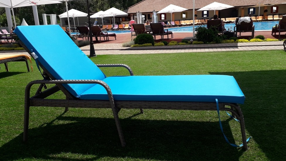 Матрац для шезлонга, тканина Оксфорд 600Д, розмір 190*60*4, однотонний,Україна