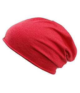 Шапка біні з біобавовна MBRD Світло-червоний