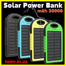 Павер банк Solar Power Bank 30000 mAh. Сонячна батарея Solar Power Bank 30000 mAh