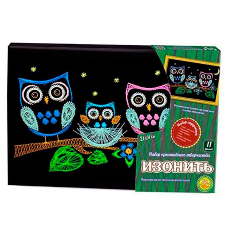 Набір для творчості DankoToys DT IZN-01-04 плетіння нитками Витончити 21*31 см